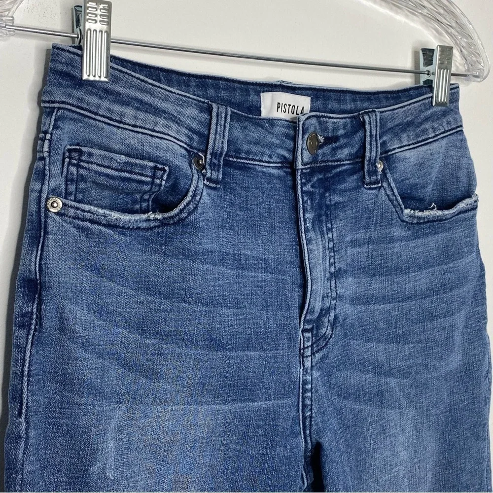 Pistola Distressed Ankle Skinny Jean